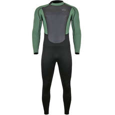 Traje De Neopreno Typhoon Storm3 3 / 2Mm Back Zip  - Negro / Verde 250775