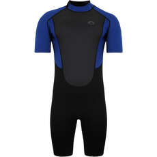 Typhoon Storm3 3/2mm Shorty Wetsuit 2023 - Black/Nite Blue 250795