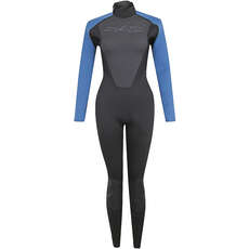 Traje De Neopreno Typhoon Swarm3 3 / 2Mm Backzip  Para Mujer - Negro / Azul 250985