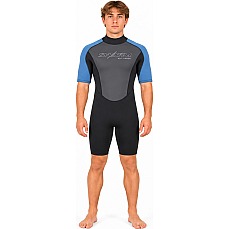 Typhoon Swarm3 3 / 2Mm Shorty Neoprenanzug - Schwarz / Blau Stahl 250983