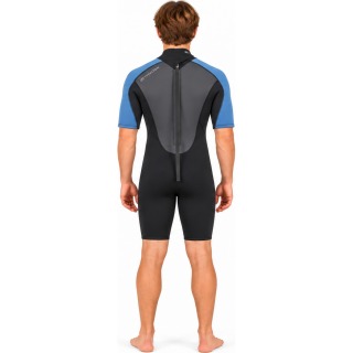 Typhoon Swarm3 3 / 2Mm Shorty Neoprenanzug - Schwarz / Blau Stahl 250983