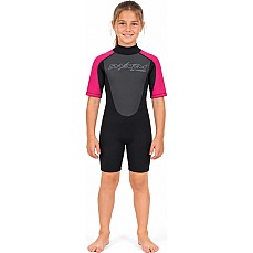 Typhoon Swarm3 Girls 3 / 2Mm Shorty Neoprenanzug - Schwarz / Pink 250993