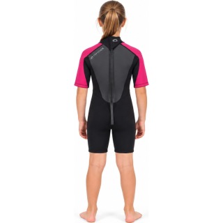 Typhoon Swarm3 Girls 3 / 2Mm Shorty Neoprenanzug - Schwarz / Pink 250993