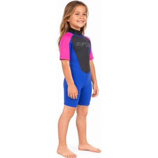 Typhoon Swarm3 Kleinkinder 3 / 2Mm Shorty Neoprenanzug - Lila / Pink 250997
