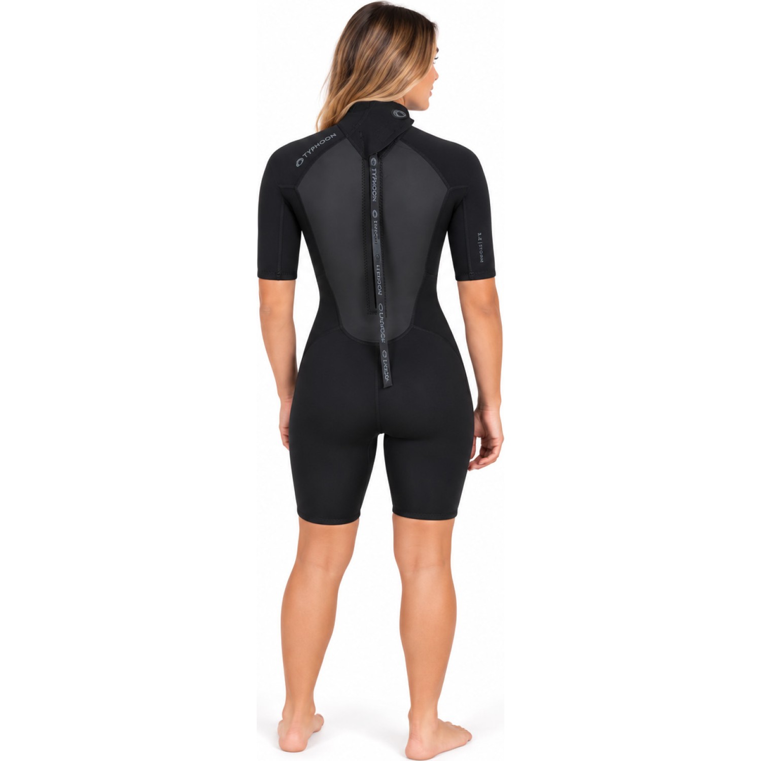 Typhoon Womens Storm3 3 / 2Mm Shorty Neoprenanzug - Schwarz 250894