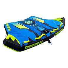 OBrien Bat Wing 3 Person Towable Boat Tube  - Blue/Yellow