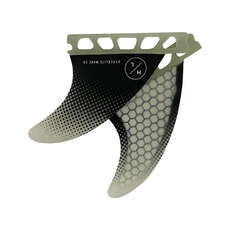 Hyperlite 3.5-Inch Clear Flux Surf Fin Set with key Hyperlite 3.5-Inch Clear Flux Surf Fin Set with key