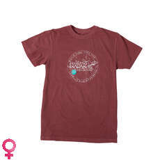 T-Shirt Con Testi Da Donna Radar - Maroon
