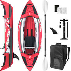 Cressi Namaka 1 Mann Aufblasbares Kajak - Rot Nc000880