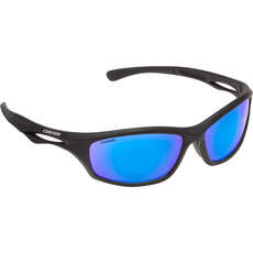 Cressi Sniper Polarisierte Sonnenbrille - Schwarz/blauer Spiegel