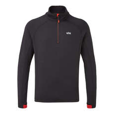 Gill Os Thermal Zip Neck Neck Top - Graphite