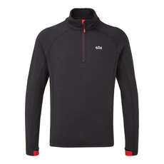 Gill Os Thermal Zip Neck Neck Top - Graphite 1081