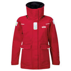 Gill Damen Os2 Offshore / Coastal Segeljacke  - Rot