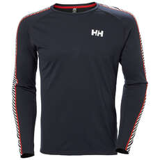 Helly Hansen Lifa Active Stripe Crew Thermoshirt - Navy 49412