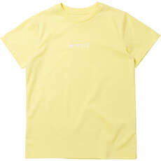 Mystic Womens Brand Tee  - Pastel Yellow 220352