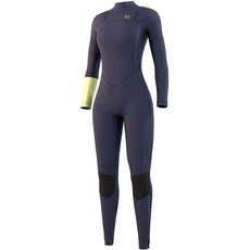 Mystic Womens Dazzled 5/3 Double Front Zip Wetsuit  - Bleu Nuit 220093