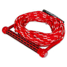 OBrien 1 Section Deep V Ski Combo Rope & Handle - Red/Black