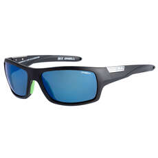 Oneill Ons Barrel 2.0 Polarisierte Sonnenbrille - Mattschwarz / Blauer Spiegel 104P