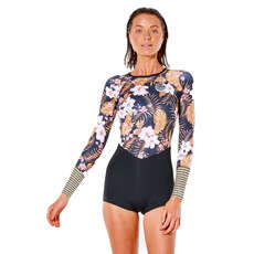 Женский Гидрокостюм Rip Curl G-Bomb 1Mm Ls Boyleg Spring  — Черный/золотой 114Wsp