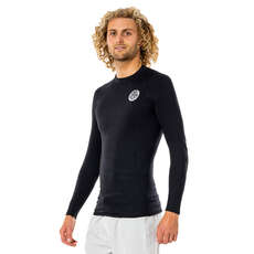 Rip Curl Thermo Long Sleeve Thermal Rash 2023 - Schwarz Wlyyam