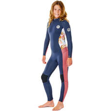Гидрокостюм Rip Curl Junior Dawn Patrol 5 / 3Mm Back-Zip  - Slate Rose Wsmycs