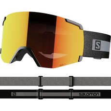 Salomon S/view Multilayer Ski- / Snowboardbrille - Schwarz / Mittelrot