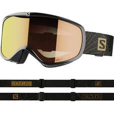 Salomon Damen Sense Photo Ski- / Snowboardbrille - Schwarz / Gold