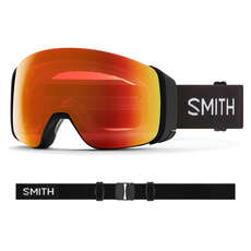 Gafas De Nieve Smith 4D Mag - Black / Chromapop Red Mirror
