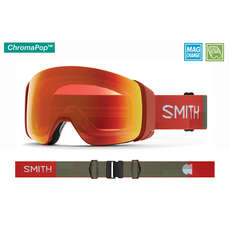 Smith 4D Mag Schneebrille - Clay Red Landscape Chromapop