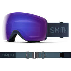 Smith Skyline Xl Snow Goggles - French Navy / Chromapop Violet Mirror