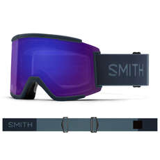 Gafas De Nieve Smith Squad Xl - Azul Marino Francés / Chromapop Violet Mirror