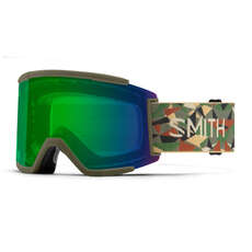 Smith Squad Xl Schneebrille - Geo Camo / Chromapop Green Mirror