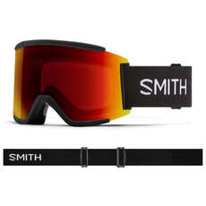 Gafas De Nieve Smith Squad Xl - Black / Chromapop Red Mirror
