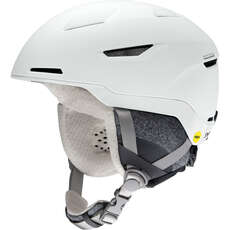 Casco De Nieve Para Mujer Smith Vida Mips Koyrod - Matt Satin White
