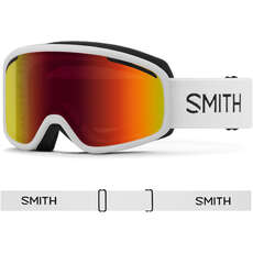 Gafas De Nieve Smith Vogue - White / Red Solx Mirror Antiniebla