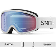 Smith Vogue Snow Goggles - White / Blue Sensor Mirror Antiniebla