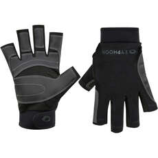 Typhoon Raceline 2.0 Half Finger Segelhandschuhe  - Schwarz