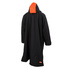 Zone3 Übergroßer Polarfleece-Parka-Robe - Schwarz/orange Cw21Uofp10