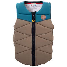 Gilet Da Wakeboard Hyperlite Riot Ncga - Oliva/smeraldo