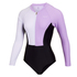 Mystic Damen Jayde Langarm-Badeanzug Rashvest - Pastell Lilac 220291