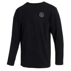 Mystic Boarding Longsleeve Rash Vest - Schwarz 220282