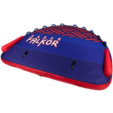 Radar Ski Falkor Marshmallow Top 4 Personen Tube - Blau/rot