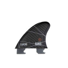 Ronix 3.0-Inch Button Center Wake Surf Floating Fin - Caffeinated Red/Black Ronix 3.0-Inch Button Center Wake Surf Floating Fin - Caffeinated Red/Black