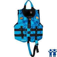 Gilet Ronix Boys Top Grom Child Cga Wake - Blu Camo