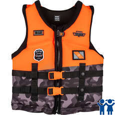 Gilet Ronix Boys Top Grom Youth Cga Wake - Arancione/nero Camo