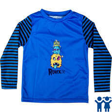 Ronix Boys UV Shade Wick Dry Long Sleeve T-Shirt - Blue