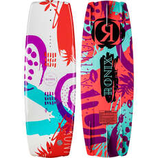 Ronix Girls August Boat Board - Weiß/lila/koralle/blau - 120cm