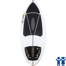 Skimmer Surfer De Peso Mosca Para Niños Ronix - Glaciar Blanco/naranja