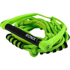 Ronix Silikon Bungee 4-Teiliges Surfseil Mit Griff - Volt Green