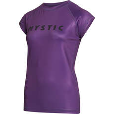 Mystic Womens Star Kurzarm Rashvest - Sunset Purple 230183